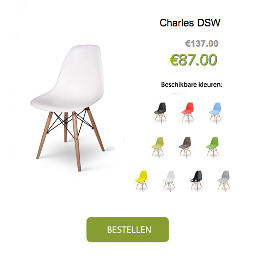 Eames stoel replica