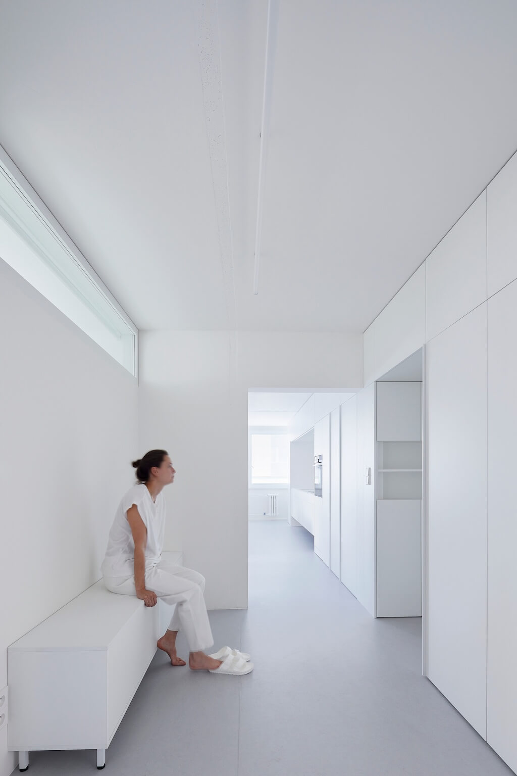 minimalistische hal interieur