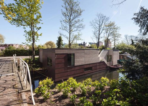 mooie woonboot Parkark by BYTR Architects