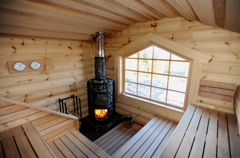 Sauna in de tuin